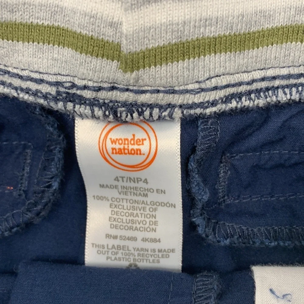 Wonder Nation Boys 2 piece Short Set size 4T